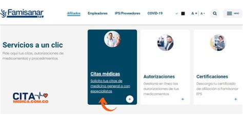 como sacar una cita en famisanar|Gestiona tus Citas Médicas con Colsubsidio